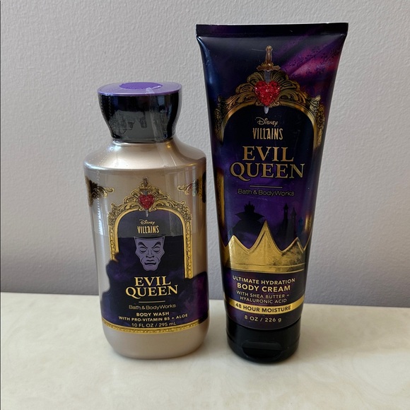 NIB Bath & Body Works Disney Evil Queen Ultimate Hydration Body Wash and Cream - Picture 1 of 10